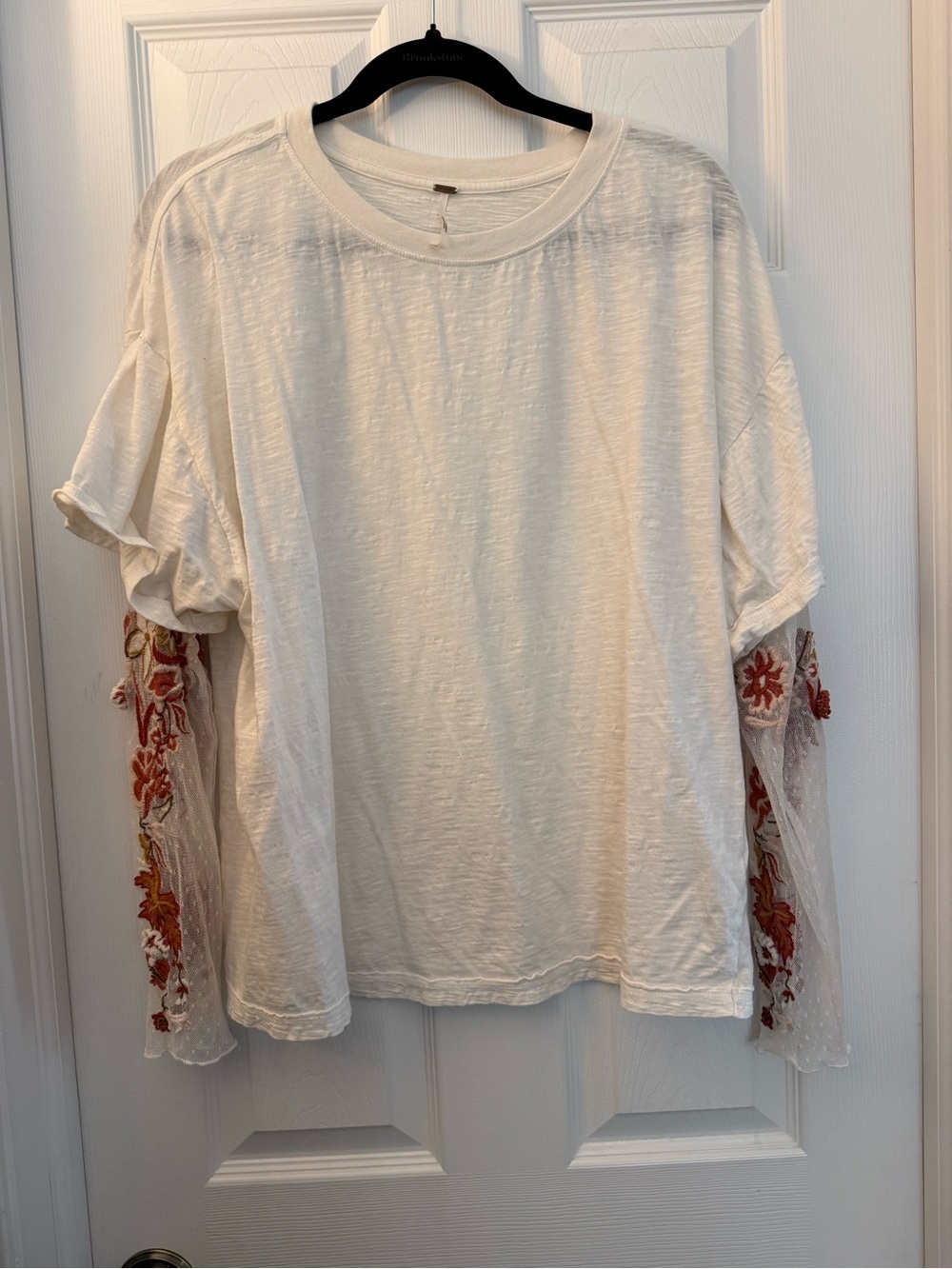 Free People Gardener Tee white size M